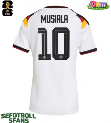 Tyskland Jamal Musiala #10 Hemmatröja Kvinnor VM 2026 Kortärmad